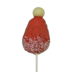 Santa Hat Cake Pop